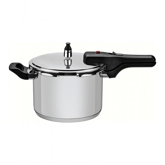 Panela de Pressão 6 Litros 22cm Brava em Aço Inox Tramontina com Fundo Triplo